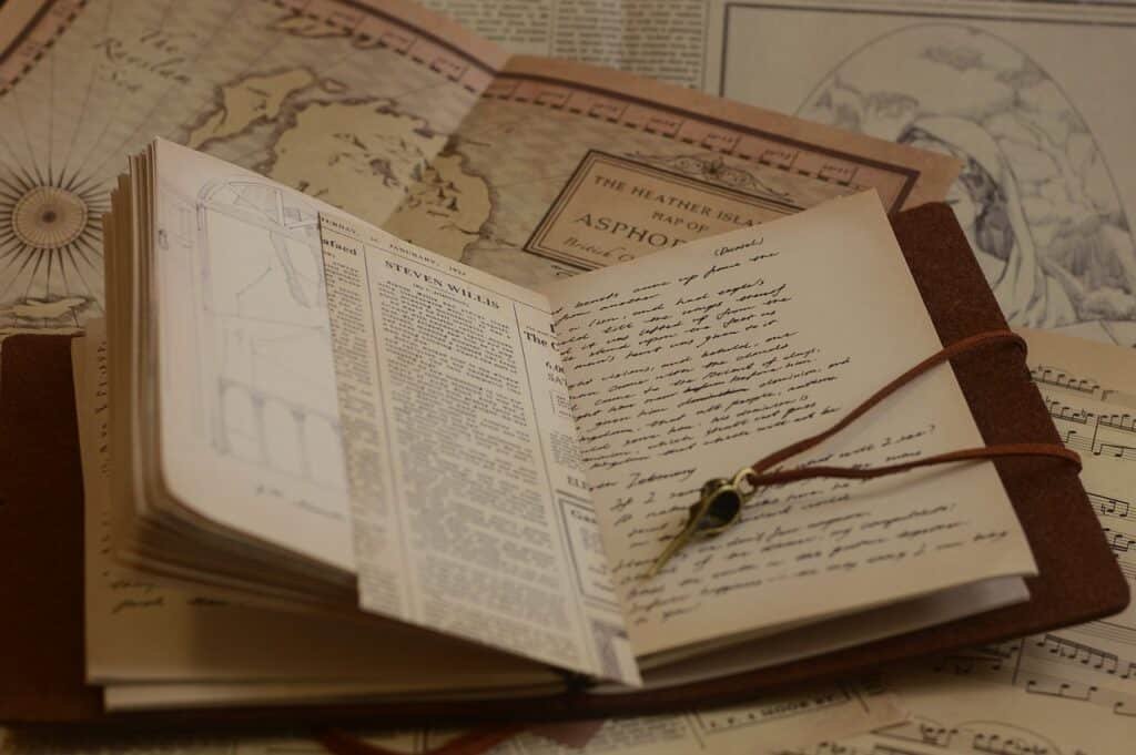 paper, document, retro