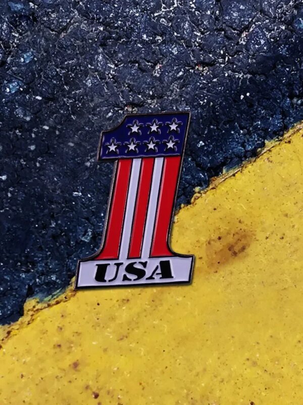 American Flag Pin No. 1 Badge - Image 6