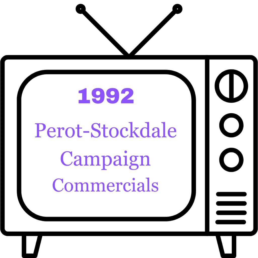 1992 Perot-Stockdale Campaign Commercials (1)