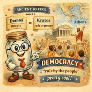 Where the word Democracy Comes From